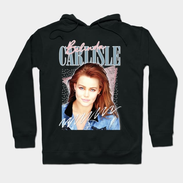 Belinda Carlisle - 80s Aesthetic Fan Design Hoodie by DankFutura